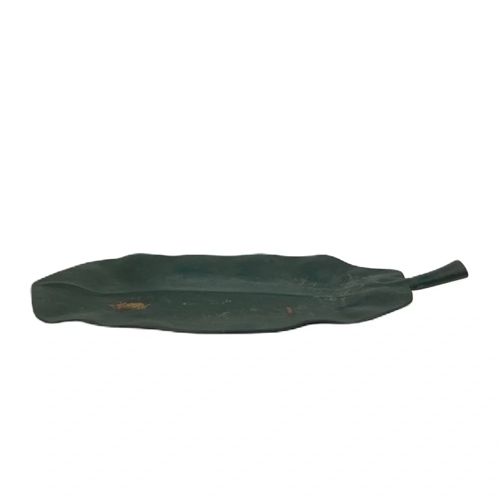 Z Gallery Metal Leaf Trinket Footed Tray 24 x 11.5
